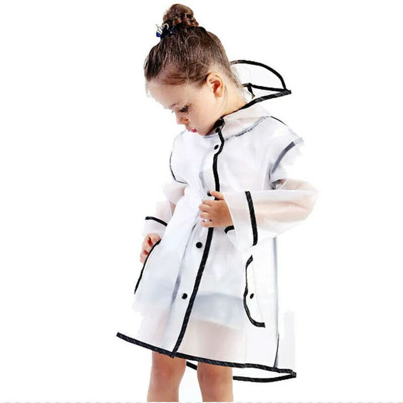 

Custom Rain Jackets Boys Rain Coat Hooded Outdoors Clear Waterproof Kids Girl Boy Toddler Children's Rain Covers