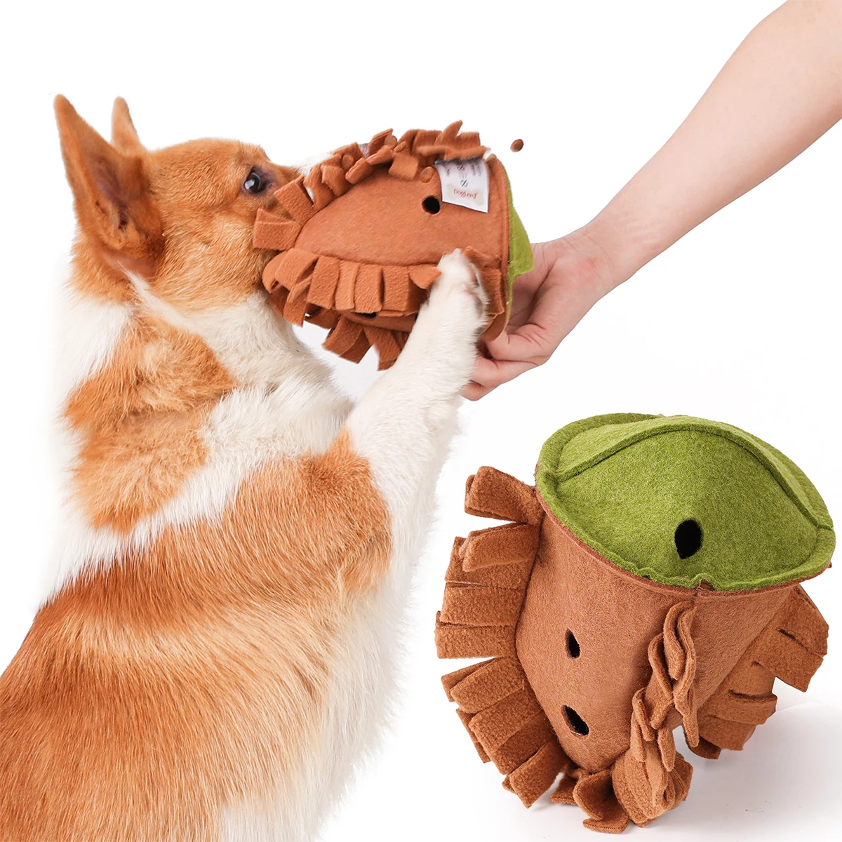 

Dog Treat Dispensing Ball Toys Pet Dog Slow Feeder Interactive Toy Detachable IQ Teat Ball Tumbler Toy for Dogs Food Dispenser
