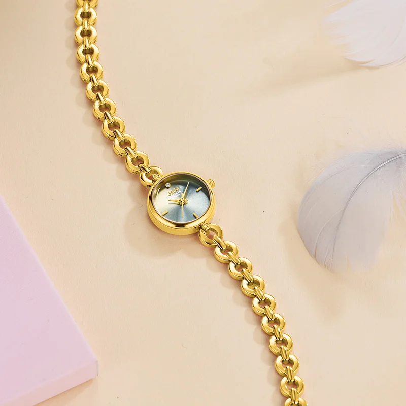 

Simple gold Women Watches Elegant Small Bracelet Female Clock 2021 Fashion Brand Dial Retro jewelry watch Ladies Wristwatches