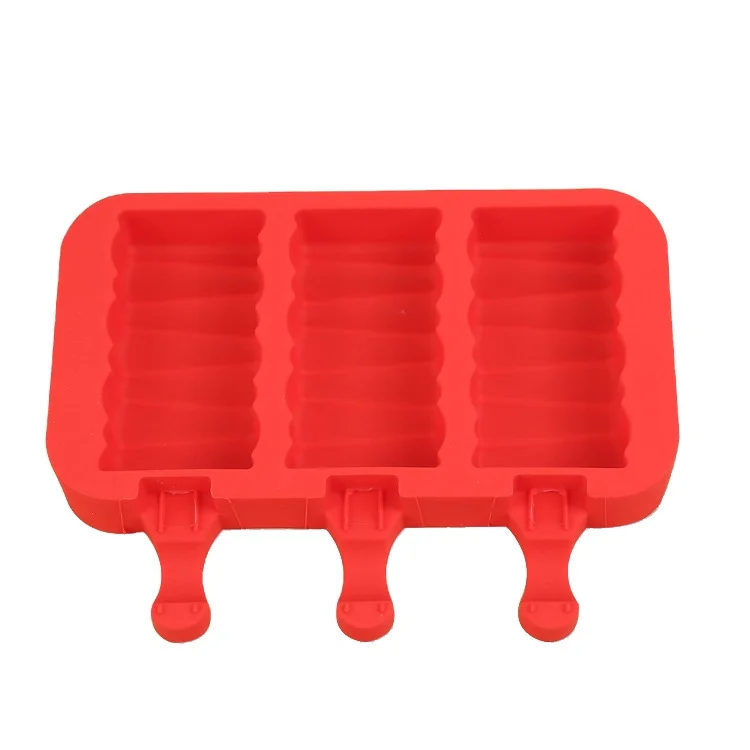 

Wholesale Ice Cream Maker Silicone Ice Stick Popsicle Mould, Red etc.