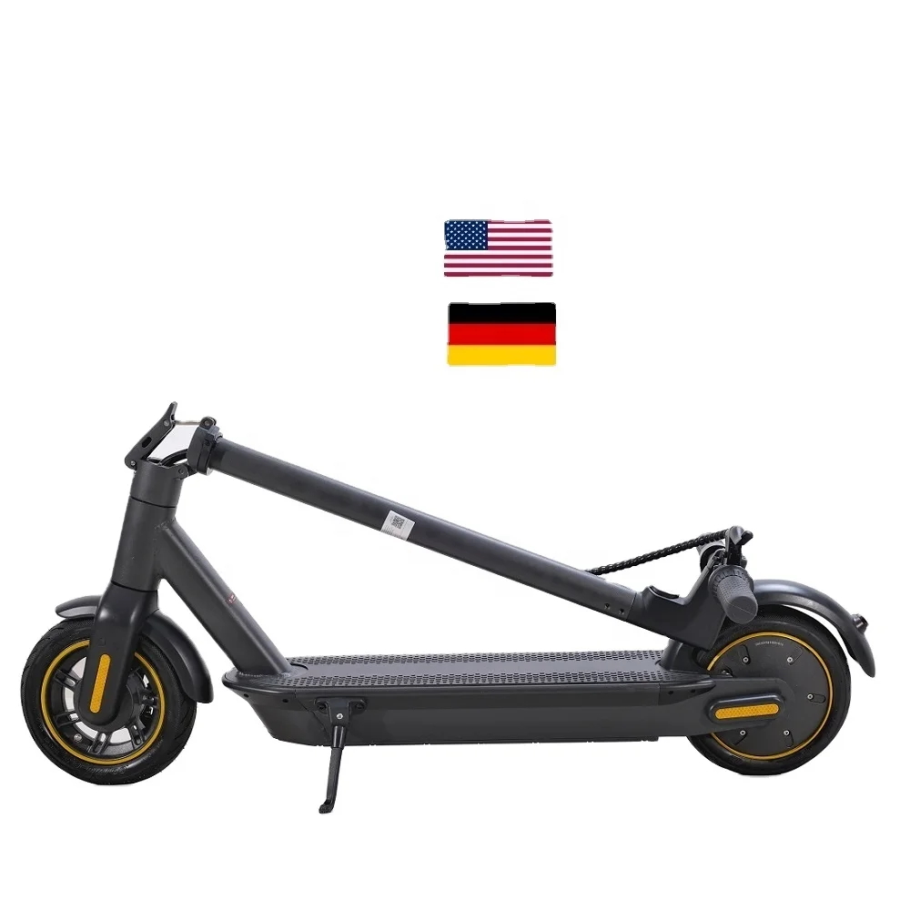 

Solid Tires Up To 30 Miles & 25 Mph One-step Fold Adult Electric Scooter For Commute And Travel Free Shipping 350w Motor 10 inch