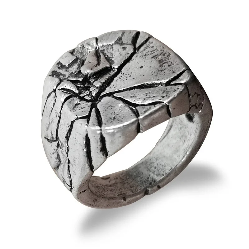 

Wholesale New Fashion Antiquated Silver Color Punk Style Rings for Men