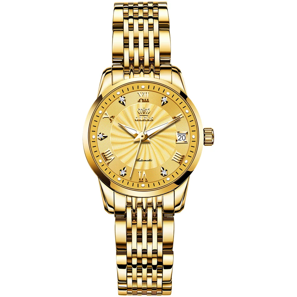 

Business Multifunction Atomatic Watch For Women Alloy Waterproof Girls 2021 Ladies Watch