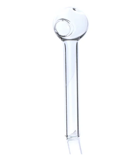 

Best selling hand-made oil lamp rod smooth oil lamp glass tube bubbler oil burner, Transparent
