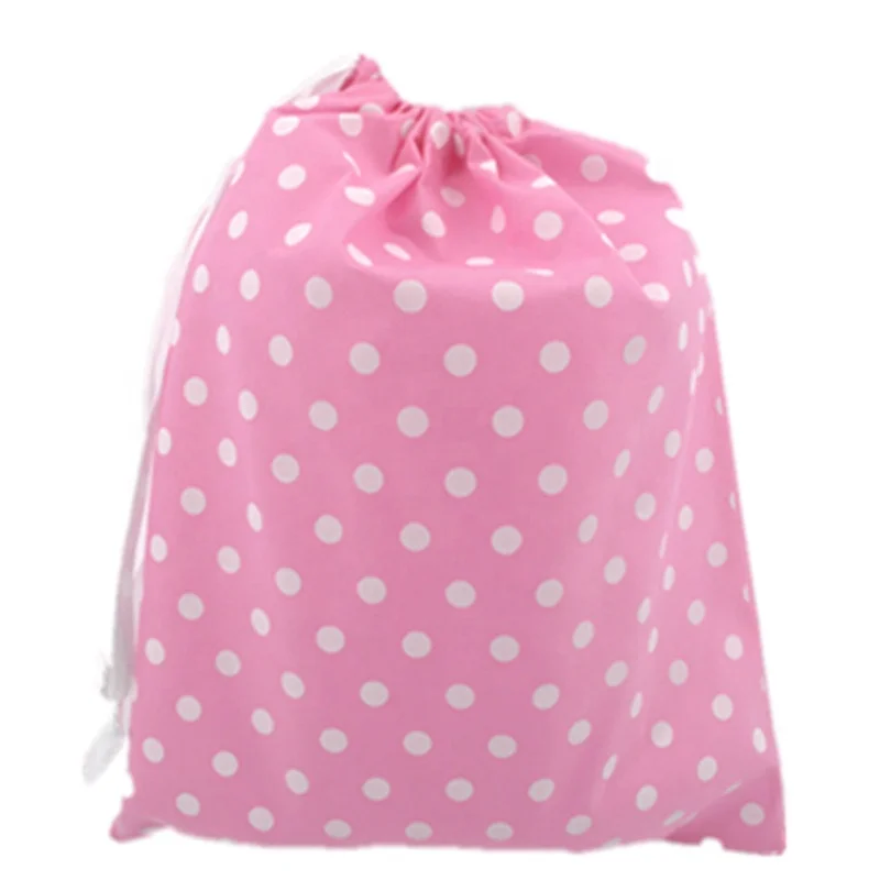 

non woven fabric polypropylene drawstring packaging bag, Customized color