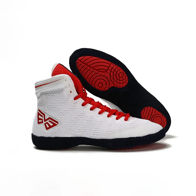 

China 2023 new design Jacquard wrestling shoes MMA boots Men Boxing shoes