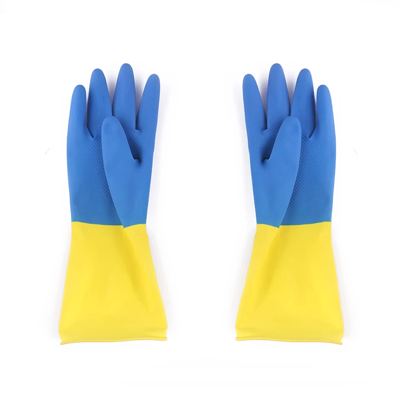 sexy black latex glove heavy duty winter work glove