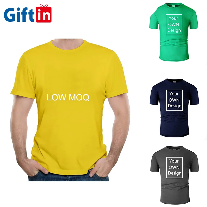 

Low MOQ Custom Tshirt Printing Custom Made Mens Tshirt t shirt 100% cotton