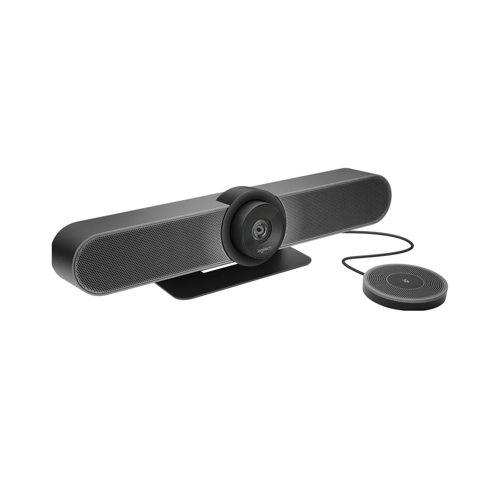 

Original New Logitech CC4000E MEETUP video conferencecam with an ultra-wide lens for small rooms+Expansion Mic (CC4000E MEETUP), Black