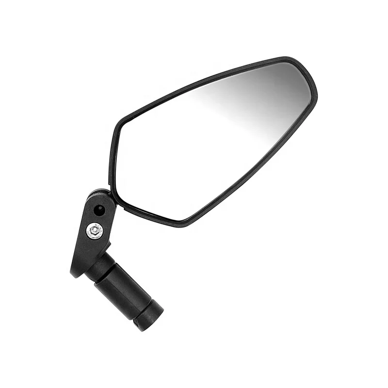 

Handlebar Bike mirror HD Blast-Resistant Safe Crystal Clear Glass Adjustable Rotatable Rearview Mirrors Bicycle Mirror, Black