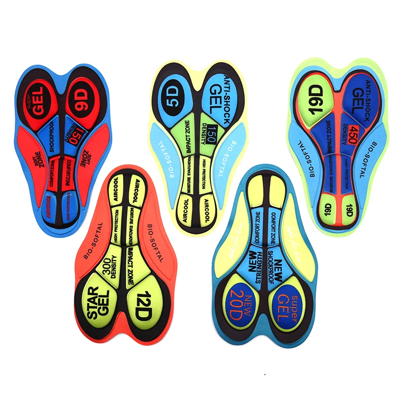 

Wholesale Pro Cycling Short Cushion Breathable Bicycle Pads Cushion Outdoor Cycling Shorts Underwear 20D Silicone Gel Pad, Customized color