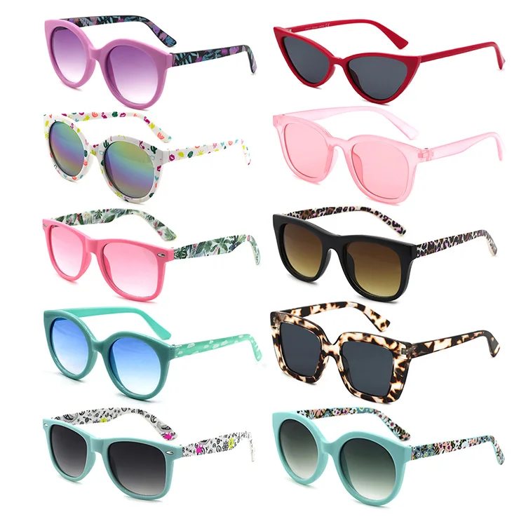 

Wholesale Cheap Plastic Frame Sun Glasses Custom Logo Discount Unisex Online Promotional Cheap Sunglasses