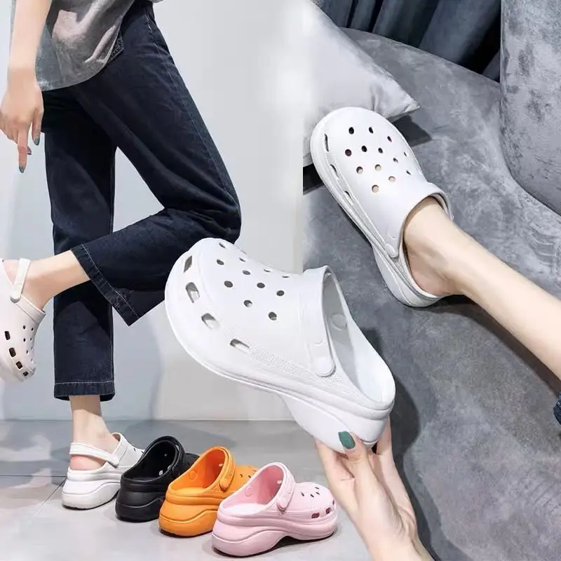 

New Design Print Garden Platform Sandal Summer Eva Lady Shoes Wholesale Clog, As show in picture