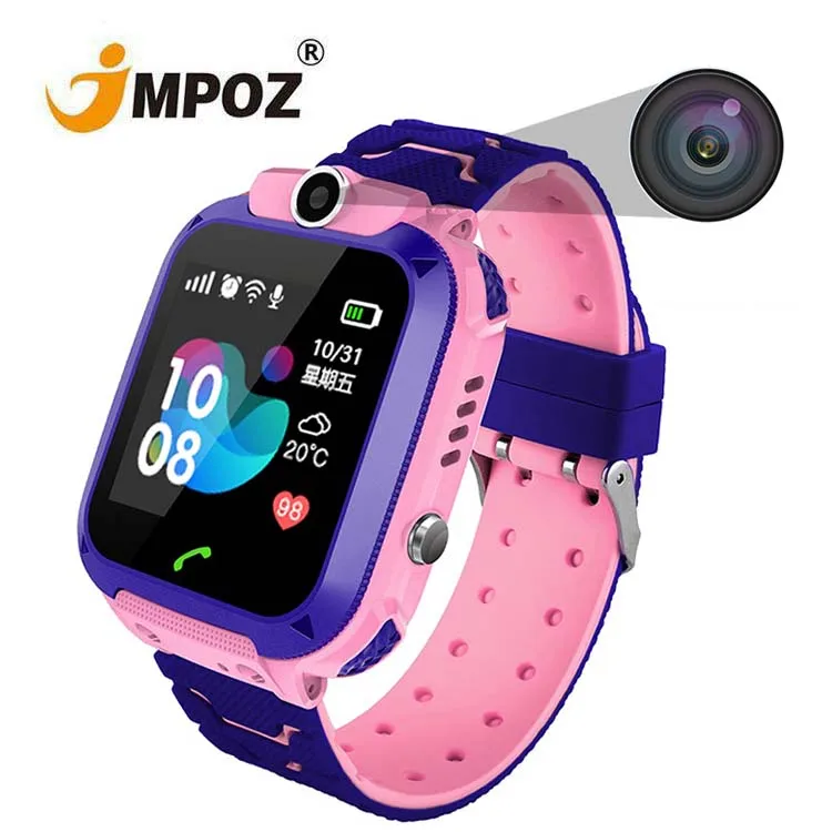 

Dropshipping Q12 Z5 smartwatchs for kids smart watch 2021 Waterproof SOS LBS Tracking SIM phone Digital Wristwatch Children, Blue, pink