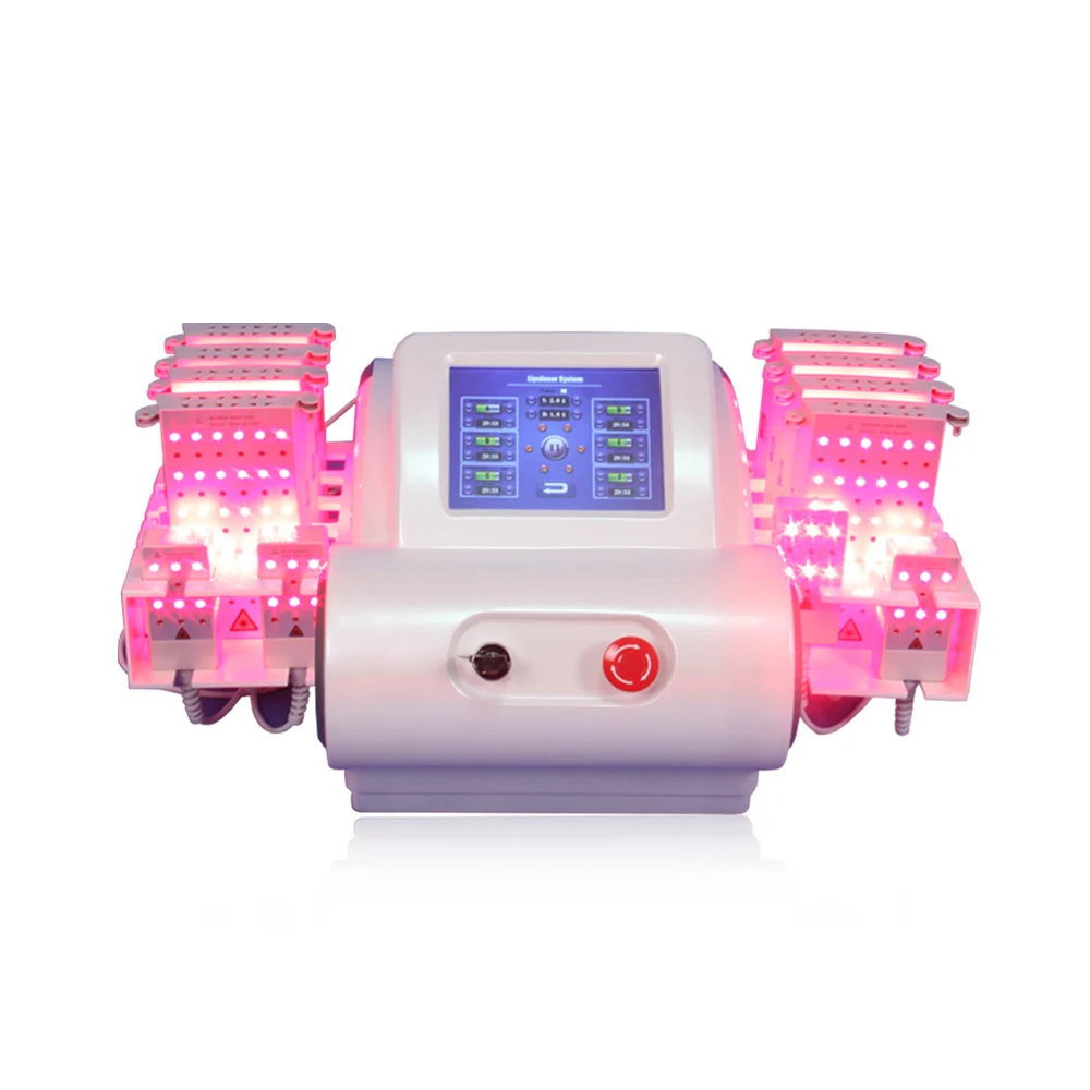 

Dual wavelength diode laser 4D Lipolaser slimming machine for body shaping, White/blue