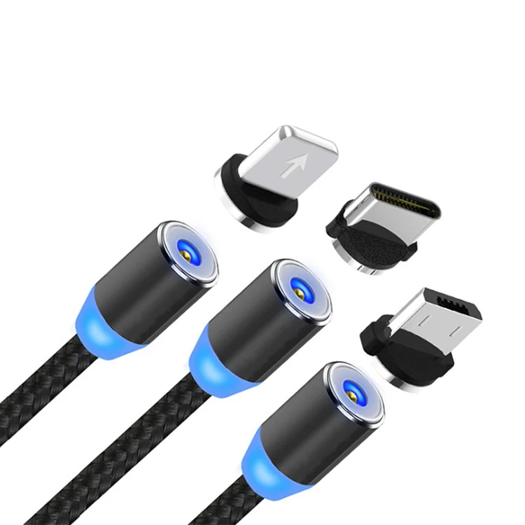 

best selling products 2021 in usa amazon 3 in 1 usb c charging cable lightning micro data magnet usb cable for iphone