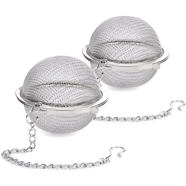 

Food Grade Mesh Tea Infuser Strainers Filters Tea Ball Interval Diffuser Stainless Steel Tea Strainer