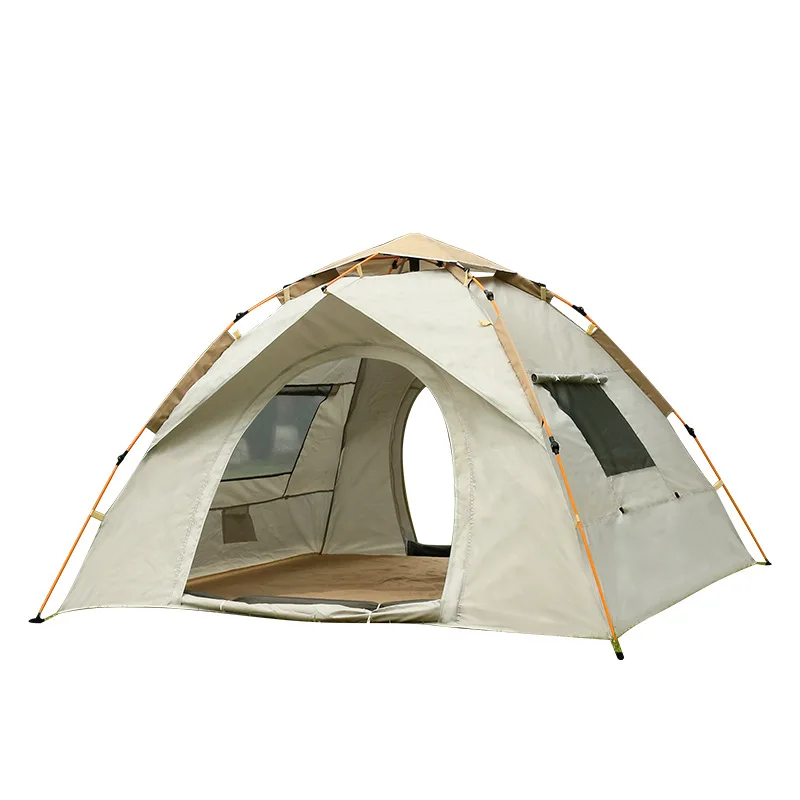 Custom Printed Luxury Waterproof Oxford Tent One Bedroom Structure Wholesale Automatic Outdoor Camping Tent