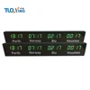gps world clock world time zone clock led time zone clock