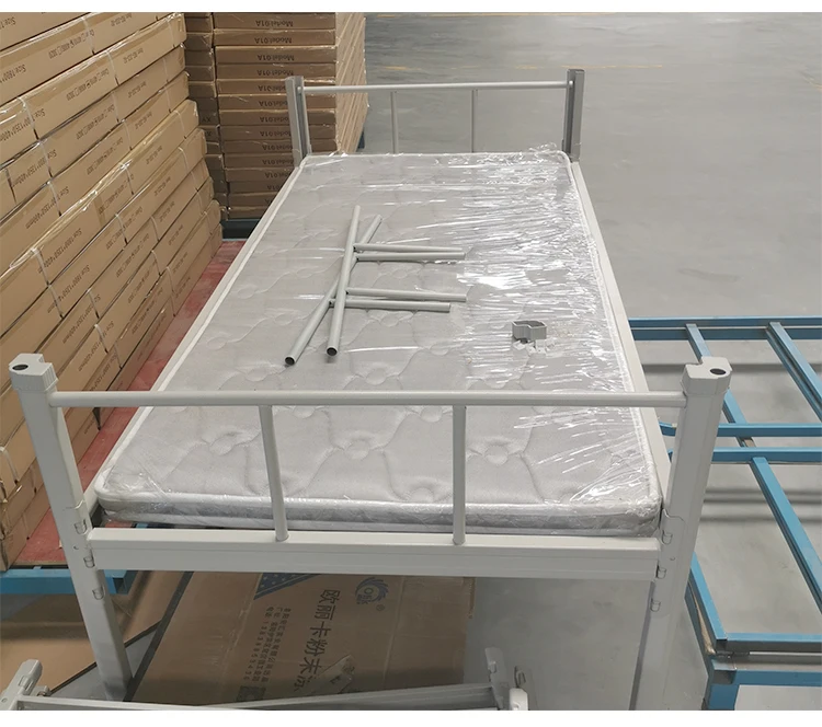 Cama modificada para requisitos particulares al por mayor del metal de acero resistente casero de los muebles de la venta directa de la fábrica sola