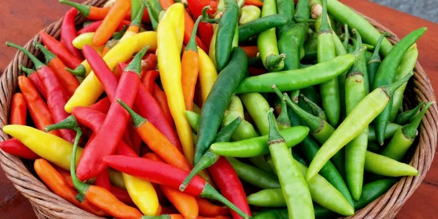 Visual chart of scoville heat units