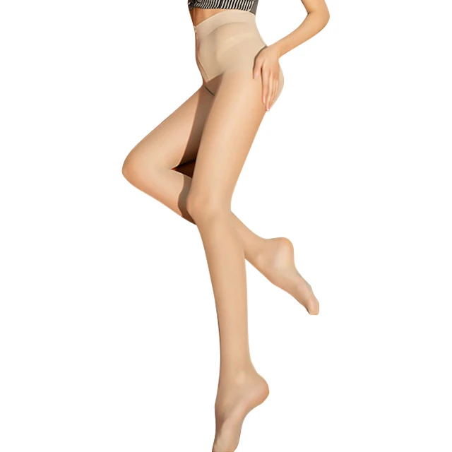 

Fashion Design Strong Skin Tone Pantyhose Designed Tights Stockings, Black, skin