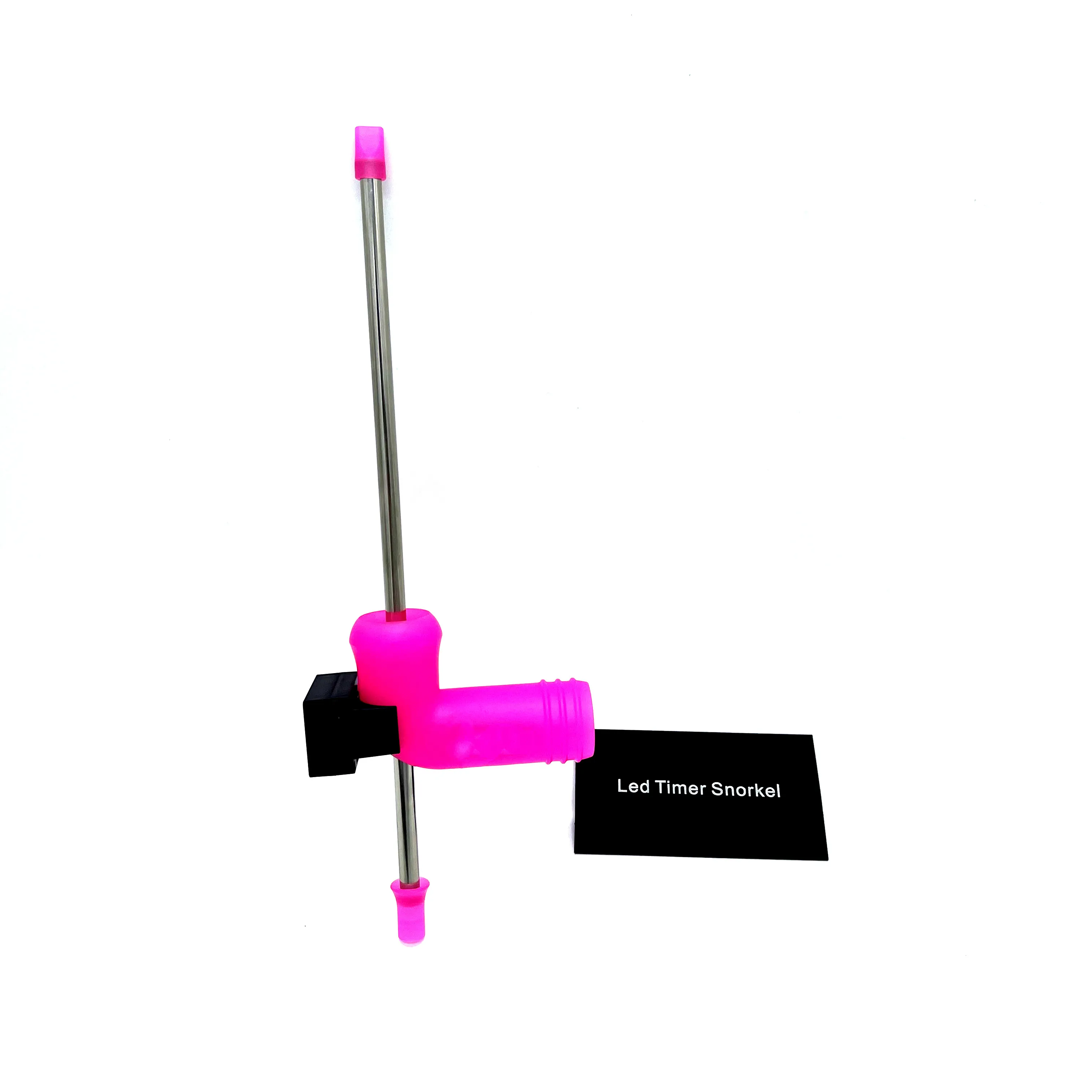 

Wholesale price LED timer snorkel for beer chugging, Blue, green ,pink or custom