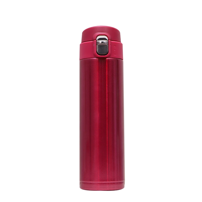 

New stainless steel 304 vacuum bouncing mug with lock buckle Christmas gift cup student cup thermos