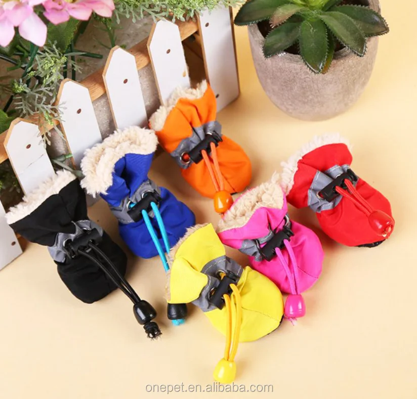 

Manufacture Factory Price Customized OEM Pet Products Comfortable Winter Dog Non-slip Shoes, As picture show