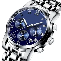 

Swiss luxury brand quartz watch chronograph oem watch men custom logo stainless steel men wristwatches relojes hombre