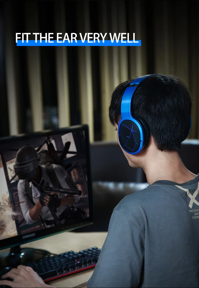 PRODA High Quality Wireless blue tooths Gaming Headphone ,Foldable Wireless Gaming Headset - ANKUX.COM