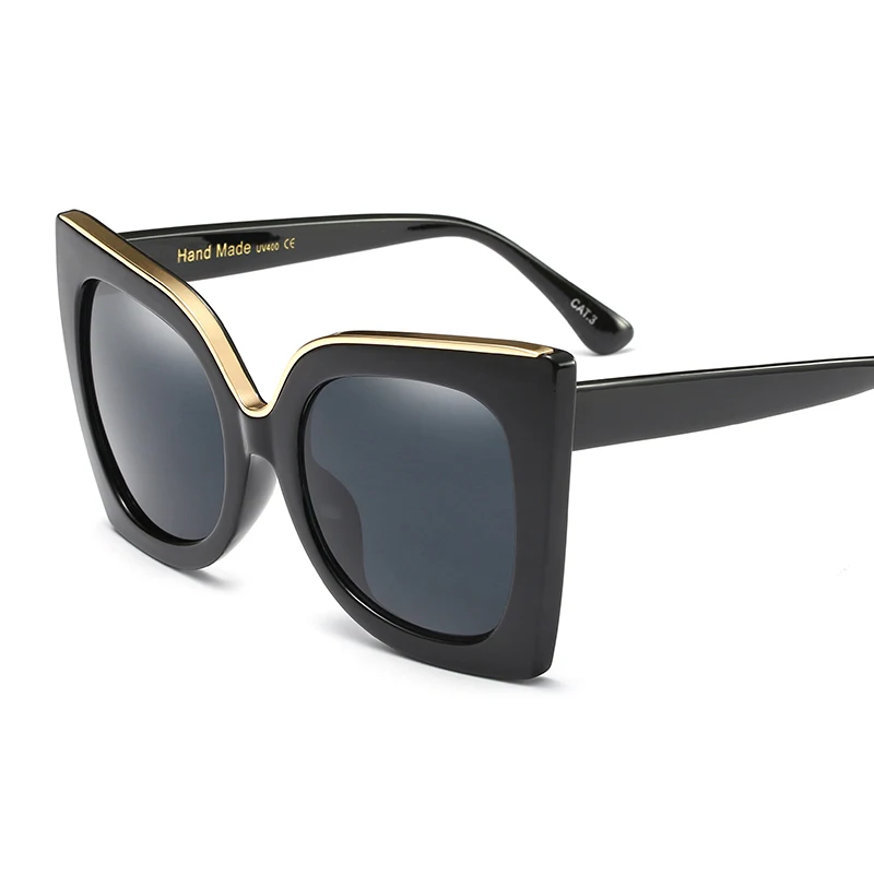 

SHINELOT 97397 High Quality Big Frame Fashionable Sunglasses For Women Factory Direct Sale Gafas Gafas de venta caliente global