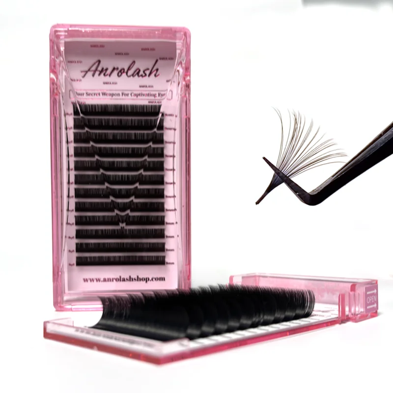 Wholesale Siberian Individual Faux Mink Eyelash Extension Professional Classic Lash Tray Volume Lash Extensions