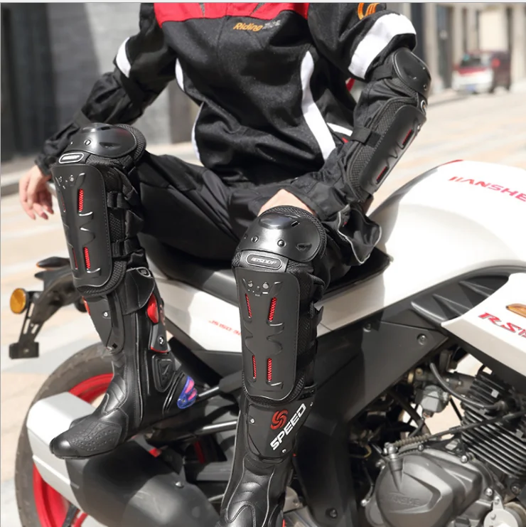 BSDDP Hard Shell Moto Knee Pads Set Brace Support Sports Off-Road Guard MTB Snowboard Kneepad Hockey Motorcycle Protection Kits