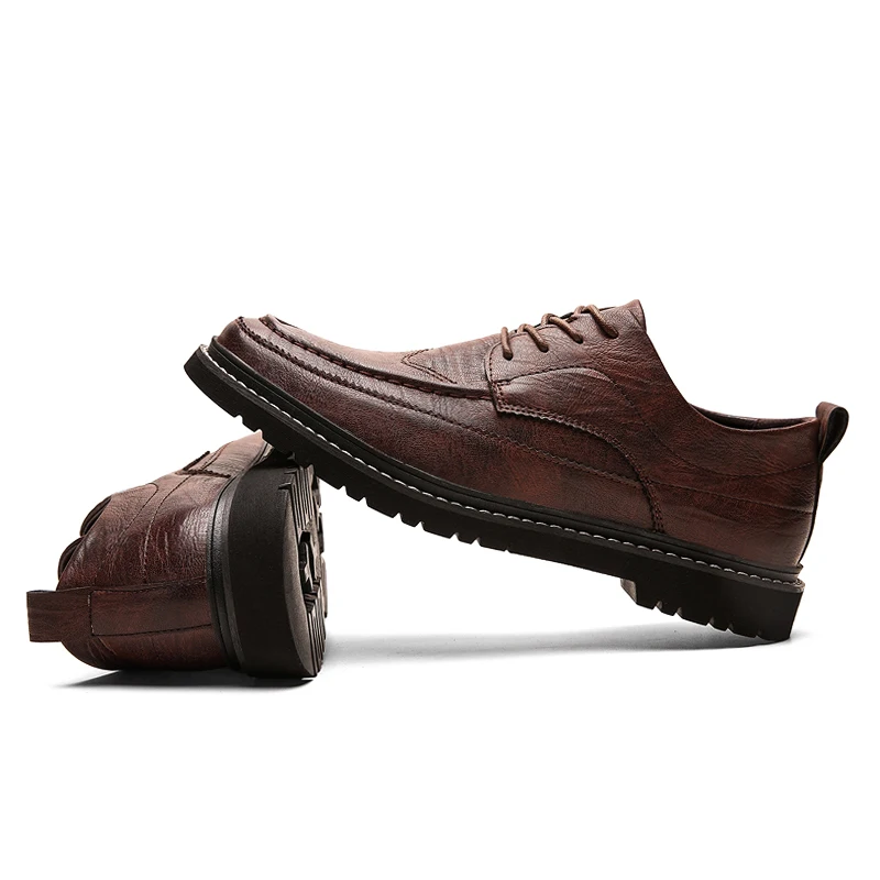 

2020 mens leather shoes sneakers red Casual school men leather shoes genuine