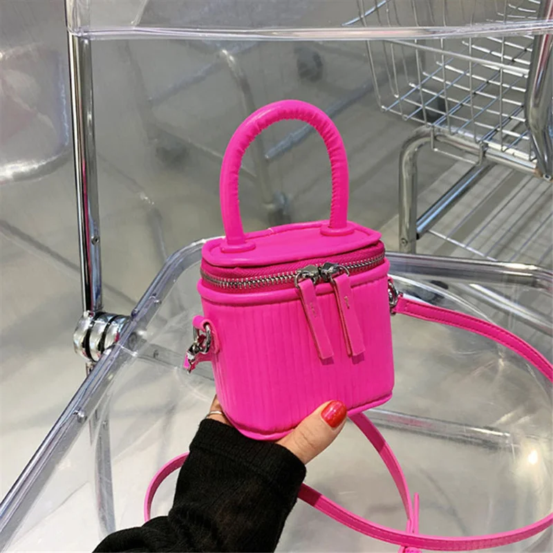 

Ladies Mini Square Tote Bag 2021 Summer New PU Leather Crossbody Bags for Women Cute Small Purses and Handbags, 5 colors