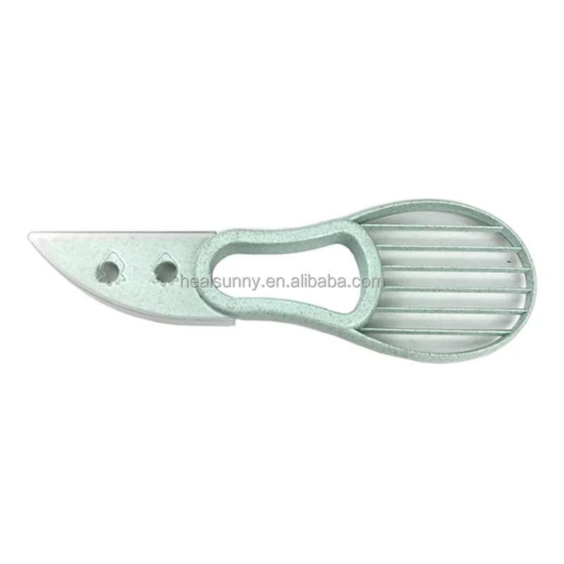 

IN STOCK Kitchen Fruit vegetable Peeler Avocado Cutter 3 in 1 Avocado Slicer Tools, 3 colors or customize color