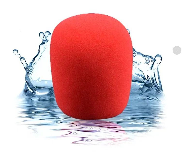 

HEBIKUO New arrival factory price microphone thickened sponge cover disposable wireless microphone cover, Colorful