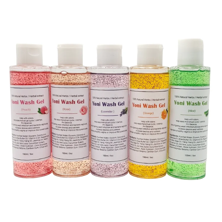 

Natural Herbal Women Vaginal Care Yoni Wash Gel Organic Yoni Wash Private Label Feminine Wash