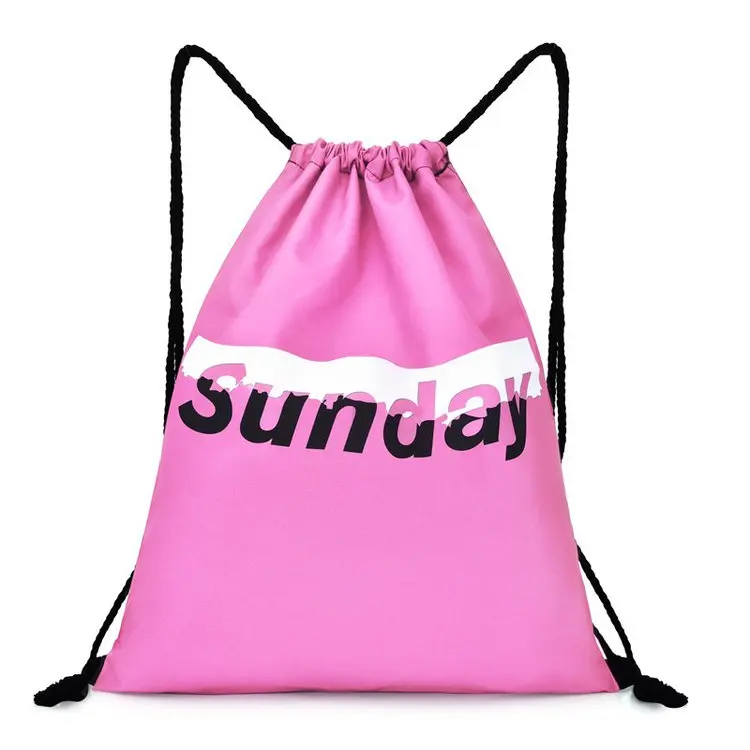 

Custom logo sport travel waterproof colourful portable oxford drawstring backpack, Any color from our color card