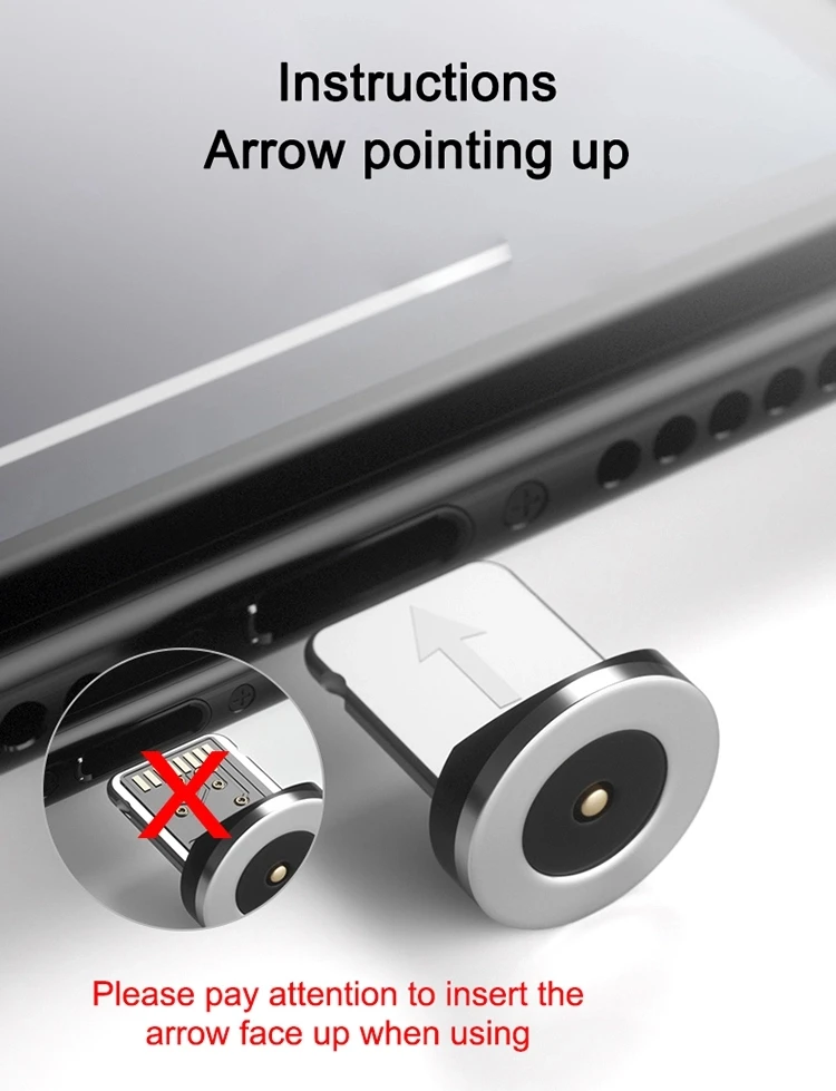 Flowing Light Magnetic Micro Type-c Fast Charger Usb Data Cable Led 3 In 1 Magnet Usb Magnetic Charging Cable - ANKUX.COM