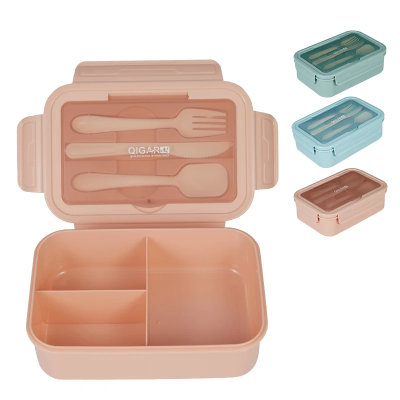 

Food grade pp plastic kids lunch box 3 compartment lunch box Eco friendly kids pp bento box, As the picture as you see or customized