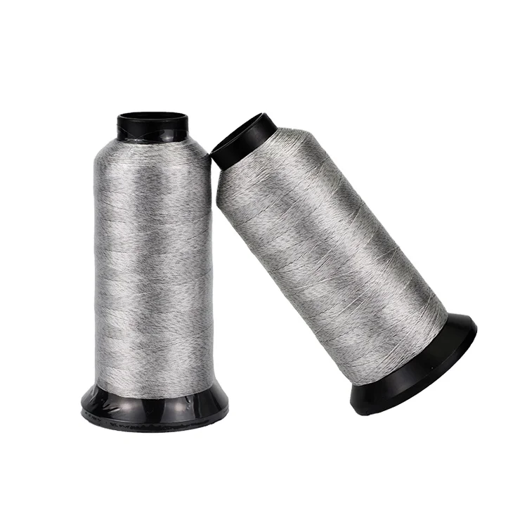 

Antistatic Sewing Thread Silver Conductive Fiber Yarn