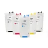 Supercolor 6 Colors For HP 727 Empty Refillable Ink Cartridge With Chip For HP T1530 T920 T1500 T2500 T930 T2530 Printer
