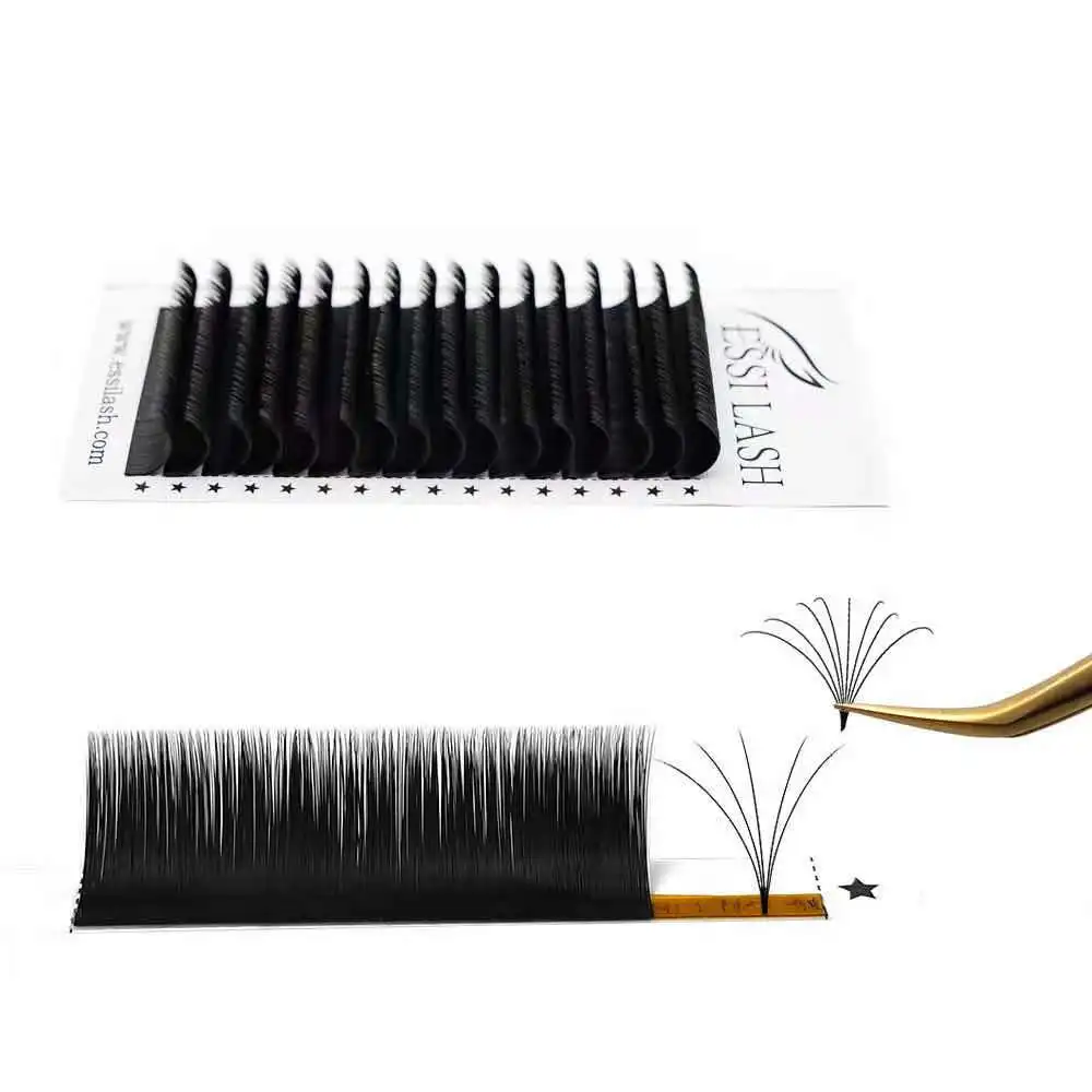 

Pro London eyelashes best manufacturer super dark Matte PBT fiber synthetic hair 0.03 0.05 0.07 30mm private label lashextension