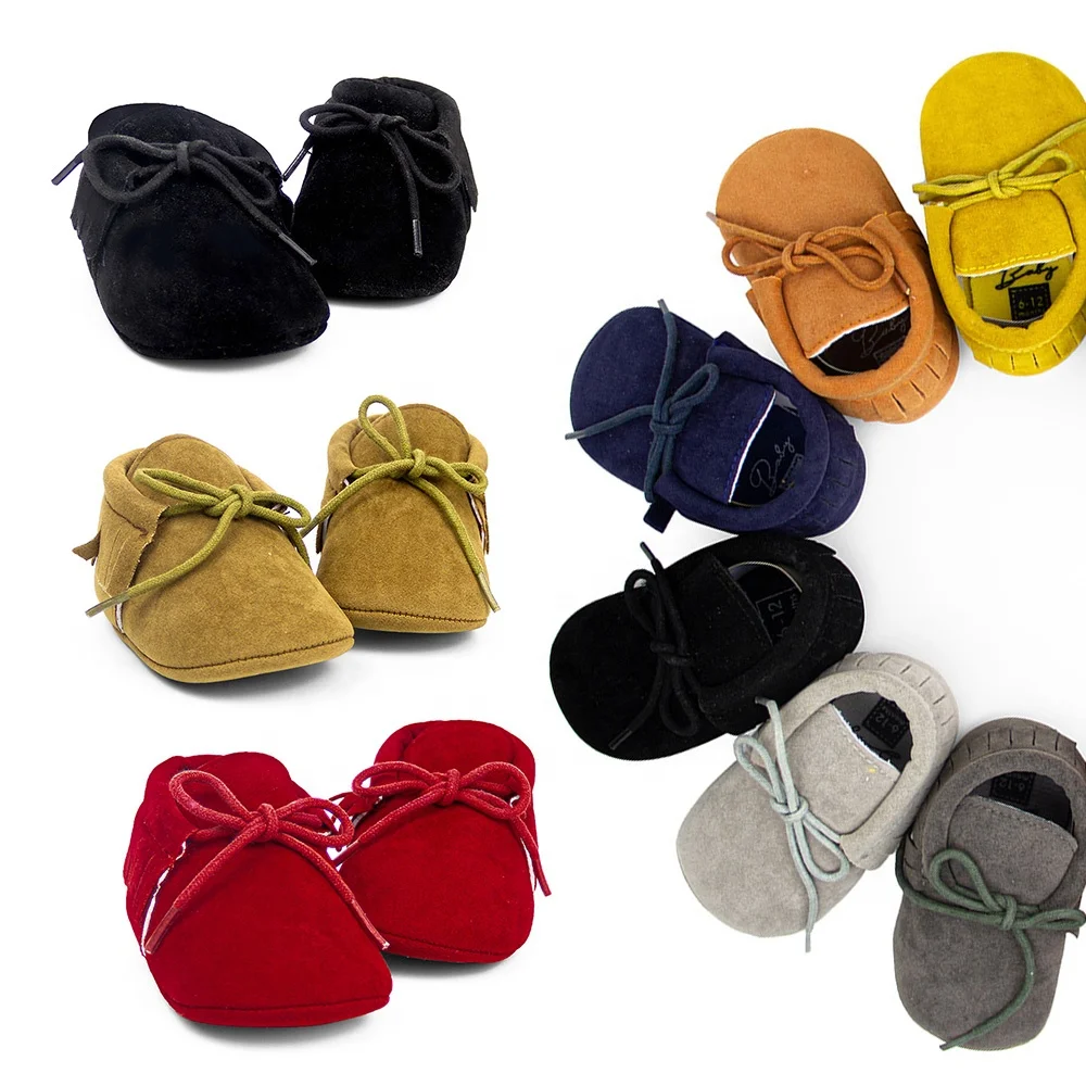 
Newlish Suede Infant Boys And Girls Baby Moccasins Unisex Shoes 
