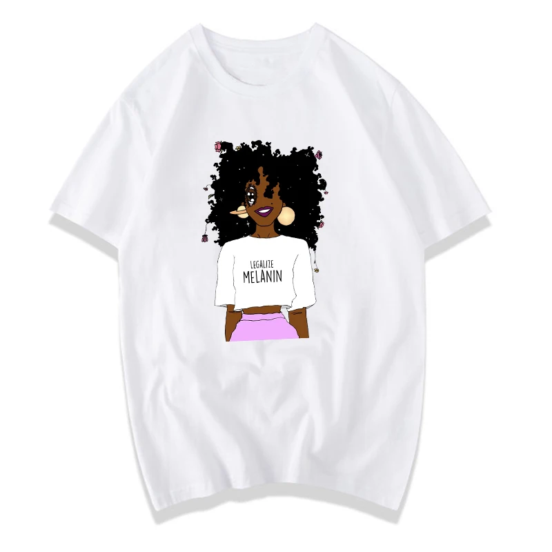 

Melanin Queen Tee Black Girl Magic Black Power, Melanin Poppin Women T-Shirt