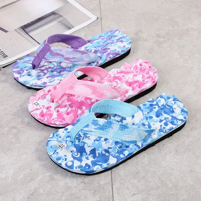 

Fashion slipper clip foot wedge slip non-slip flip-flops, Pink,purple,blue