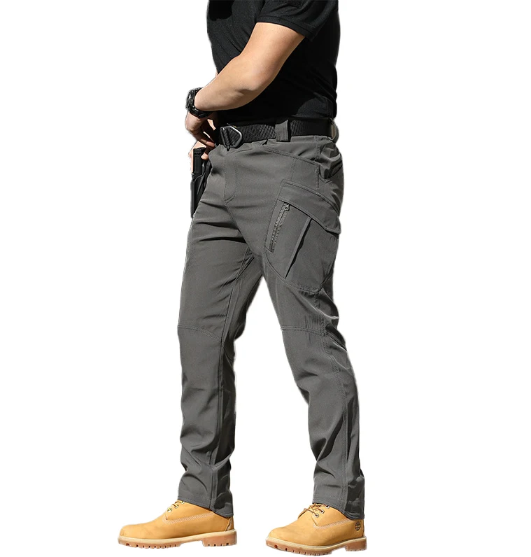 Waterproof Softshell Tactical Trousers Pockets