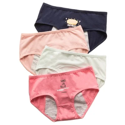

Breathable girls panties physiological three Layer menstrual period panties women panties underwear